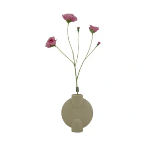 Poppy Flower - 3 Head - Pink, 67 cm