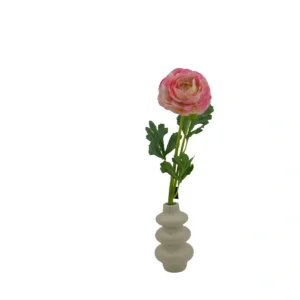Ranunculus Buttercup Flower - 2 Head - Pink, 47 cm