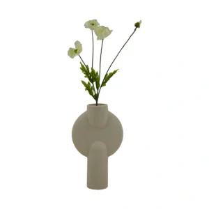 Coquelicot Poppy - 4 Head - White, 56 cm