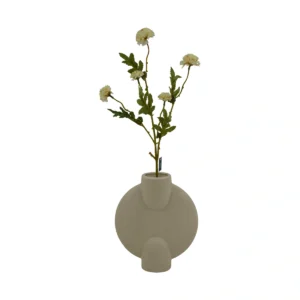 Dianthus Carnation Flower - 5 Head - Creame, 54 cm