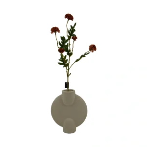 Dianthus Carnation Flower - 5 Head - Red , 54 cm