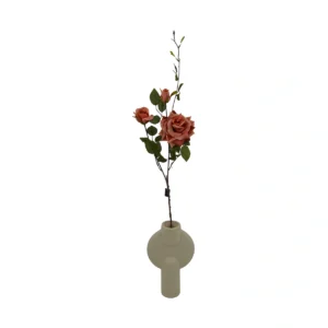 Autumn Color Rose - 3 Head - Pink , 93 cm