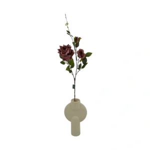 Autumn Color Rose - 3 Head - Pastel - Red, 93 cm