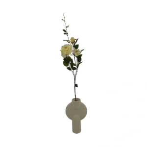 Autumn Color Rose - 3 Head - White, 93 cm