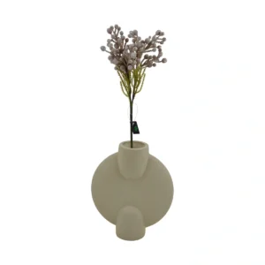 Cypress Berry Branch - White, 43 cm