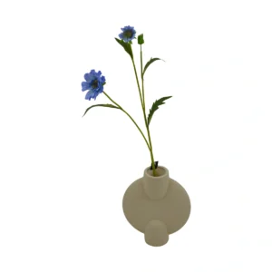 Artificial Scabiosa - 3 Head - Blue, 57 cm