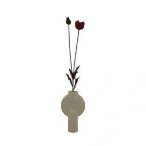 Autumn Coquelicot Poppy - 2 Head - Red , 75 cm