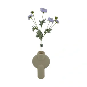 Ranunculus Japonicos - 6 Head - Purple, 67 cm