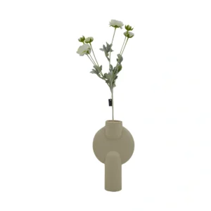 Ranunculus Japonicos - 6 Head - White, 67 cm