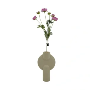 Ranunculus Japonicos - 6 Head - Dark Pink, 67 cm