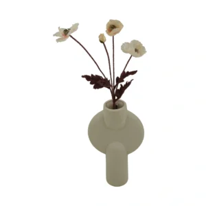 Autumn Coquelicot Poppy - 4 Head - Cream, 60 cm