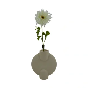 Chrysanth Flower - White, 47 cm