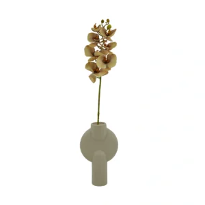 Artificial Butterfly Orchid Flowers - 7 Head - Cream , 76 cm