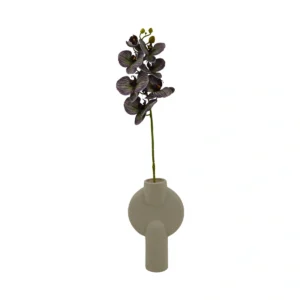 Artificial Butterfly Orchid - 9 Head - Green, Purple, 100 cm