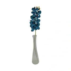 Butterfly Artificial Orchid - 9 Head - Blue, 90 cm