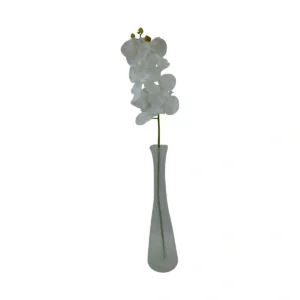 Butterfly Artificial Orchid - 9 Head - White, 90 cm