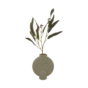 Curved Eucalyptus Branch - Green, 61 cm