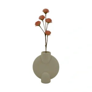 Colourful Spines Ball Flower - Orange, 50 cm