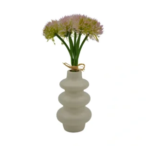 Artificial Allium Flower Bouquet - Pink, 22 cm
