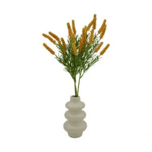 Artificial Faux Wildflower Bouquet - Orange, 46 cm