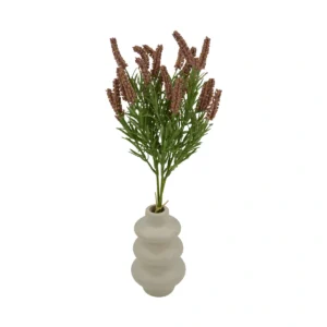 Artificial Faux Wildflower Bouquet - Brown, 46 cm