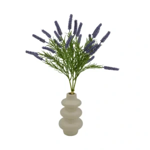 Artificial Faux Wildflower Bouquet - Purple, 46 cm