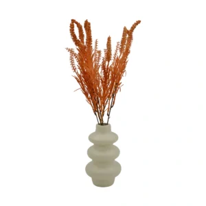 Artificial Wild Grass Stem - Orange, 44 cm