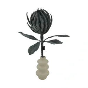 Black Protea Stem - Blue, 50 cm
