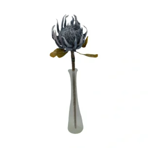 King Protea Stem - Blue, 92 cm