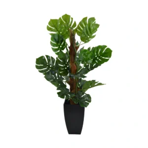 Artificial Monstera Plant - Philodendron - Potted - Green, 70 cm