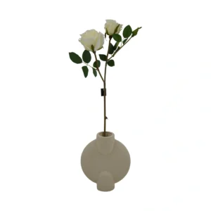 Rich Rose - 2 Head - White, 60 cm