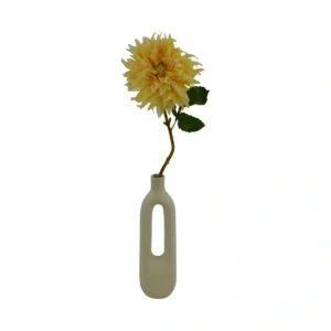 Artificial Dahlia Flower - Peach, 78 cm