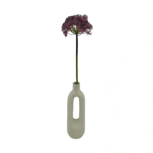 Scallion Artificial Flower - White, 65 cm