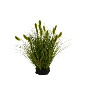 Caterpillar Onion Grass - 18 Head- Pe Foam - green, 50 cm