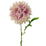 Artificial Chrysanthemum - Purple, 55 cm Detailed shot flower leaves Chrysant