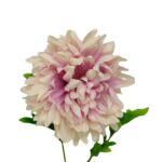 Artificial Chrysanthemum - Purple, 55 cm Detailed shot flower leaves Chrysant