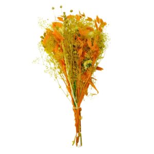Dried Flower Bouquet Bright Yellow & Orange