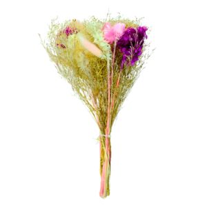Dried Flower Bouquet Pink & Fuchsia