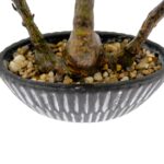 Artificial Mini Palm Tree In Ceramic Pot - Green, 60 cm Detailed shot