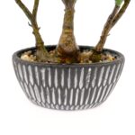 Artificial Mini Palm Tree In Ceramic Pot - Green, 60 cm Detailed shot