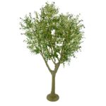 Large Artificial Olive Tree With Realistic Olives – Mediterranean Elegance - Green, 250 cm Detailed shots Olive leaves Artificial plants black olives