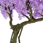 Artificial Purple Blossomtree 310 cm blossoms flowers detailed shots textured trunk wood like