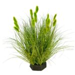 Caterpillar Onion Grass - 18 Head- Pe Foam - green, 50 cm
