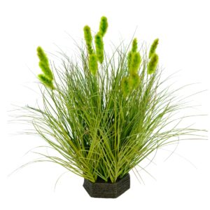 Caterpillar Onion Grass - 18 Head- Pe Foam - green, 50 cm