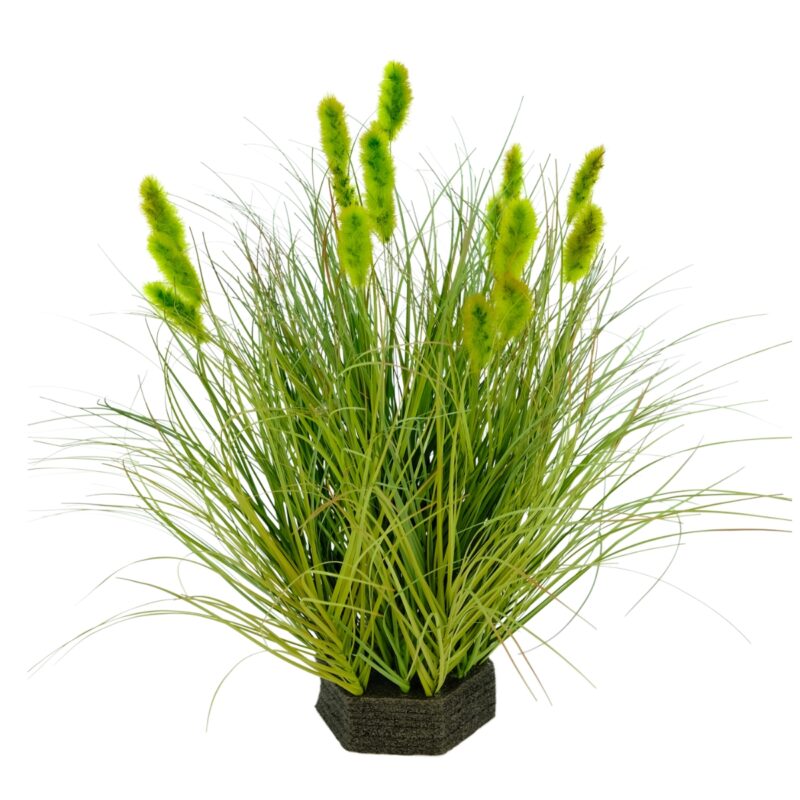 Caterpillar Onion Grass - 18 Head- Pe Foam - green, 50 cm