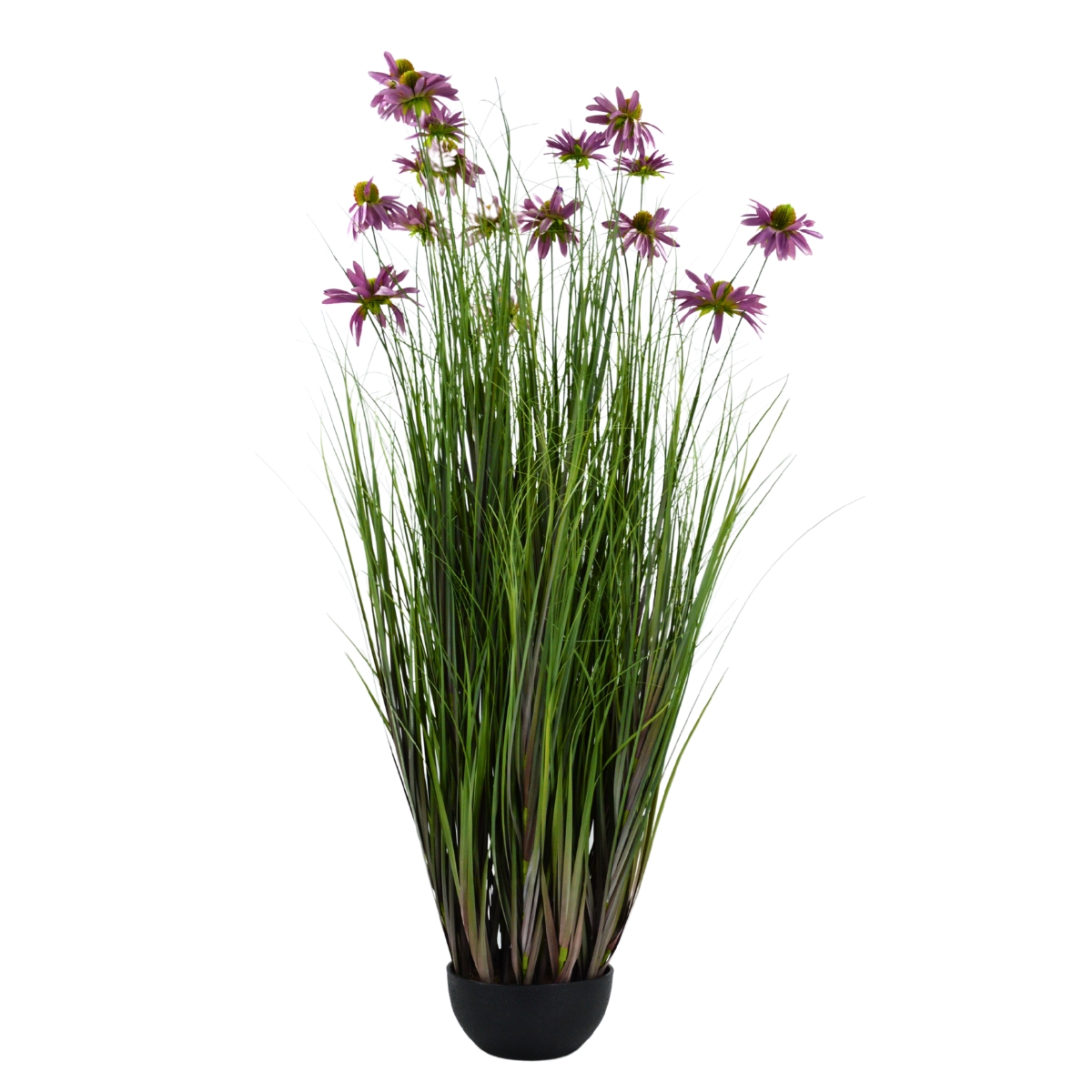 Chrysanth Onion Grass - 14 Head - Potted - UV-Resistant - Green, purple, 120 cm