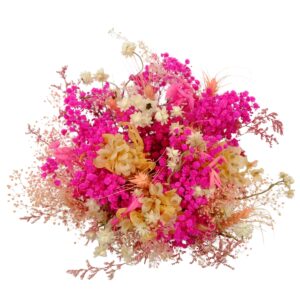 Dried Flower Bouquet Fuchsia - Pink - Large